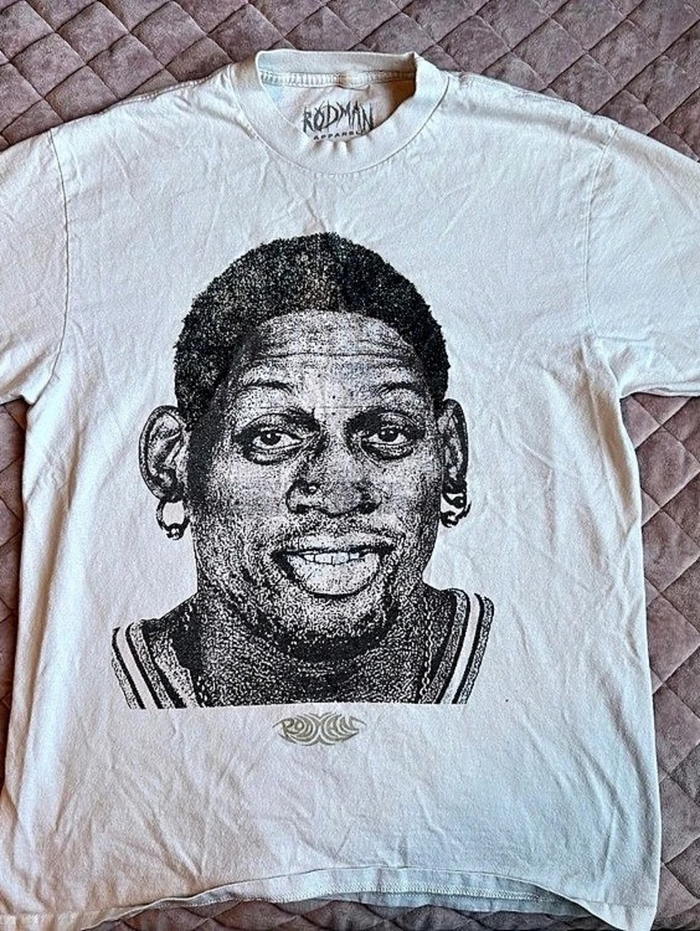 Bad As I Wanna Be Dennis Rodman The Worm graphic tee Graphic Tee in White